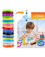 3D pliiatsi filamentide komplekt 20 tk 10 m
