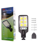 72 LED seinavalgusti liikumisanduri ja päikesepatareiga