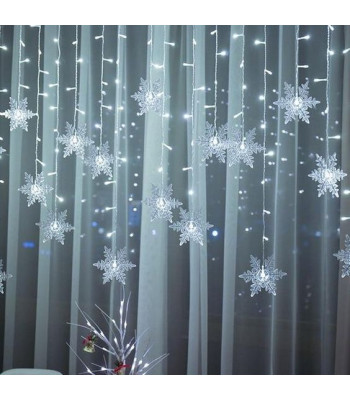 78 LED valgusketi - lumehelbed