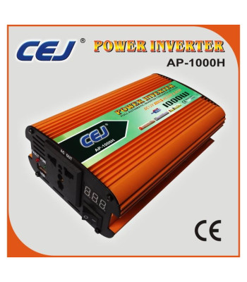 Autopinge muundur CEJ 12V / 220V 1000W + USB