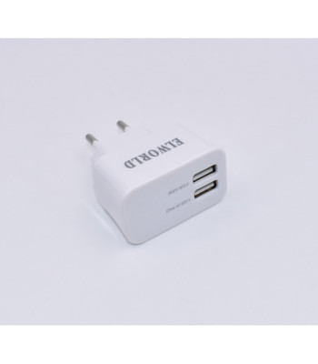 Adapter - võrgulaadija 2 USB