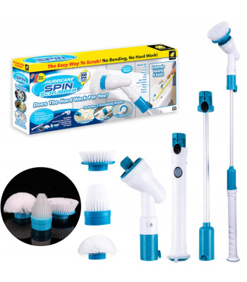 Juhtmevaba puhastushari HURRICANE SPIN SCRUBBER 3 in 1