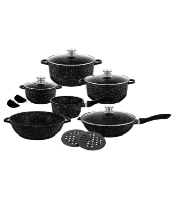Pottide komplekt 14-osaline panniga EDEL HOFF EH-7722
