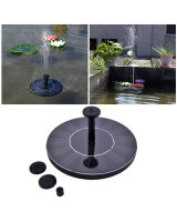 Päikeseenergial töötav ujuv aiapurskkaev