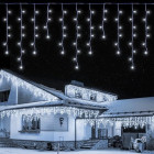 Jõulukaunistused välisvalgustuse LED jääpurikad 500LED - 20.5m xcLED