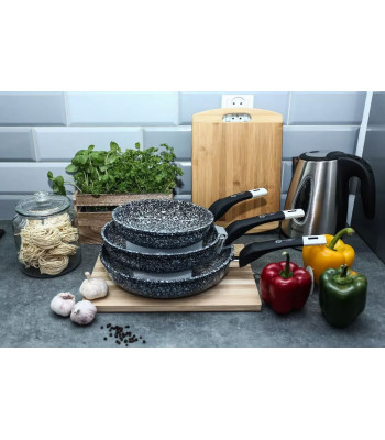 Edel Hoff EH-6137 granitkattega pannide komplekt