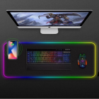 Juhtmeta laadijaga ja RGB LED-idega hiirematt