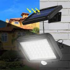 Päikesepatareiga välisvalgusti 10COB LED liikumisanduri ja puldiga
