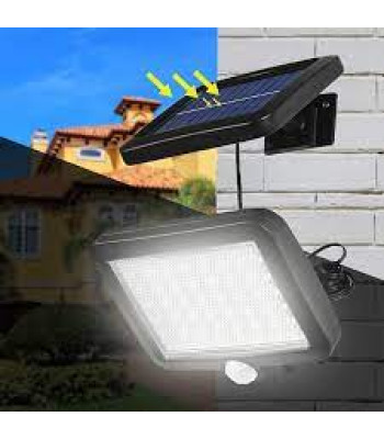 Päikesepatareiga välisvalgusti 10COB LED liikumisanduri ja puldiga