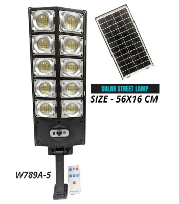 LED-objektiiviga tänavalamp päikesepaneeli ja juhtpaneeliga W789A-5