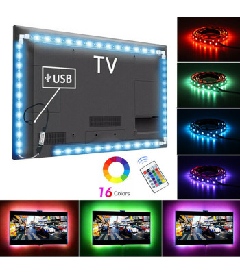 LED riba kaugjuhtimispuldiga televiisori valgustamiseks 5M LED TUNNE VALGUS