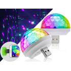 Muusikarütmile reageeriv mini-USB LED-ketasvalgusti K868