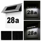 Maja number LED-valgustusega SOLAR HOUSE