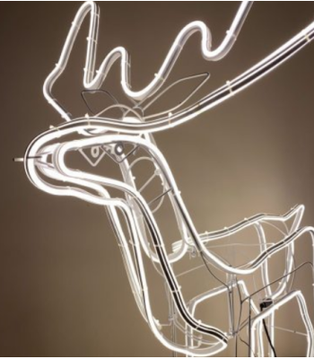 LED 3D liikumatu NEONHIRV XL - 11m