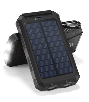 Kaasaskantav laadija - Päikesepatareiga Power Bank 40000mAh