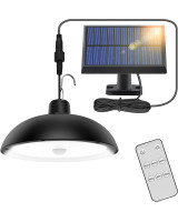 Rippuv LED aia valgusti päikesepaneeliga