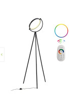 Moodne ovaalne LED RGB põrandalamp