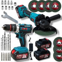 2in1 akutoitega nurklihvija ja kruvikeeraja lisadega, 48V STAR ROXER SR-911