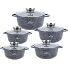 Akmens masės 10 dalių puodų rinkinys, ZILNER ZL-7055