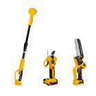 Akuga kettsaag ja oksasaag koos teleskoopvarrega, 88V MEISTER MS-121