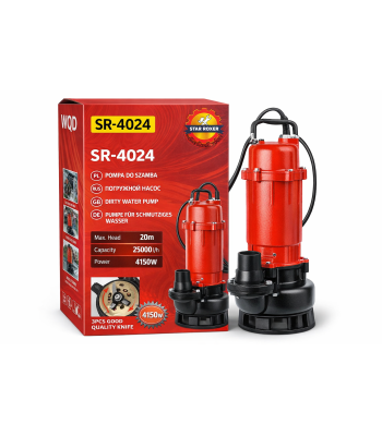 Drenaažipump - fekaalne veepump hakkuriga 4150W STAR ROXER SR-4024