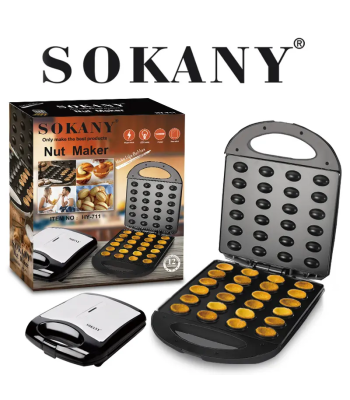 elektriline pähkliküpsiste küpsetaja sokany hy-711 24 tk 1400 w