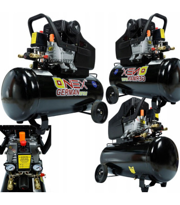 Tõhus ja võimas 50L 3,5 HP 210L/min 8 bar õhukompressor – ONEX OX-1004