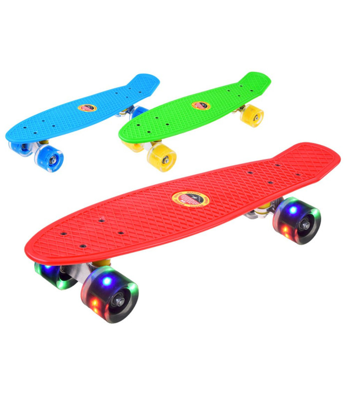 Penny Board rula LED ratastega