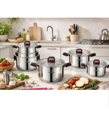 ZILNER ZL-7373 roostevaba terasest pottide komplekt