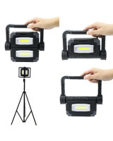 Kokkupandav LED töövalgusti 2x10W koos statiiviga FM172/21