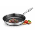 Kolmekihiline terasküpsetuspann mittenakkuva kattega 26 cm, ZILNER ZL-7134