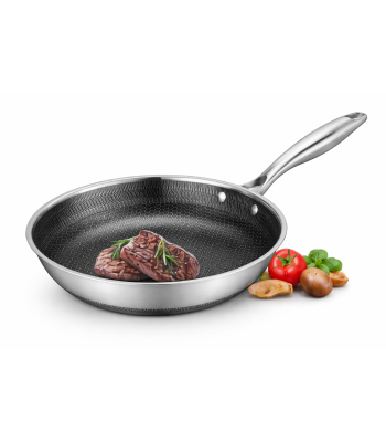 Kolmekihiline terasküpsetuspann mittenakkuva kattega 26 cm, ZILNER ZL-7134