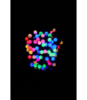 Jõulud LED-valgusketas mattklaasiga - mullikesed 100LED 8,5m