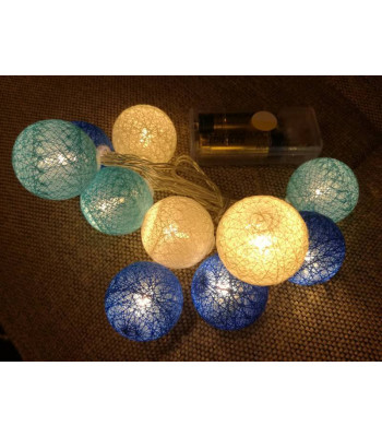 LED Girlianda Puuvillased Pallid, 10LED