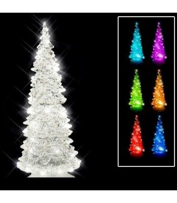 Akrüülist jõulupuu figuur LED-valgustusega