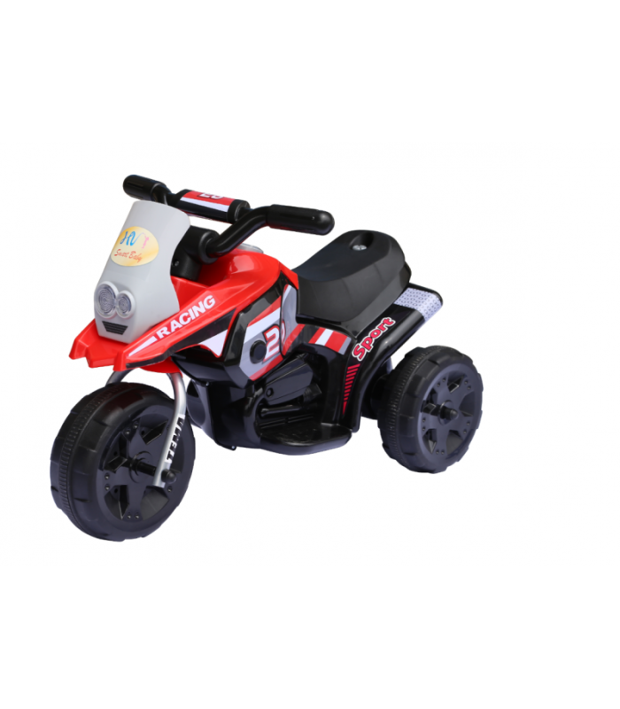 Elektriline punane kolmerattaline mootorratas RACING (WDHV318)