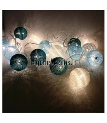 LED-pirnide puuvillased mullid 20 tk