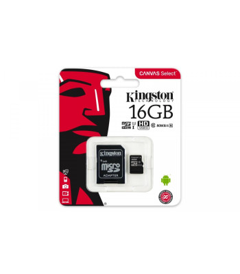 Kingston microSD mälukaart 16GB Class 10 U1