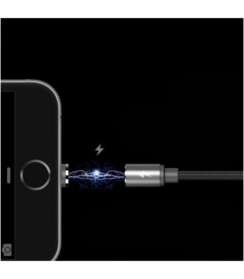 Remax Gravity LED-iga magnetiline USB / Lightning kaabel
