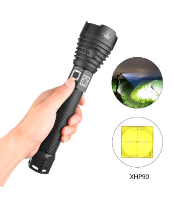 Võimas taskulamp CREE LED XH P90