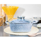 ZILNER ZL-7062 keraamiline-marmorist pott klaaskaanega