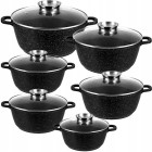 12-osaline marmorkattega potikomplekt ZILNER ZL-8526