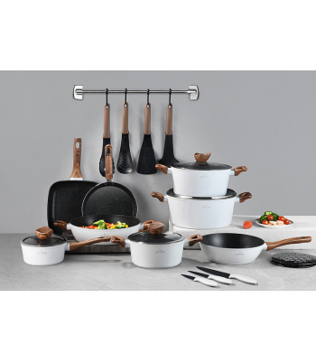 ZILNER ZL-8543 marmorkattega potikomplekt, 21 osa