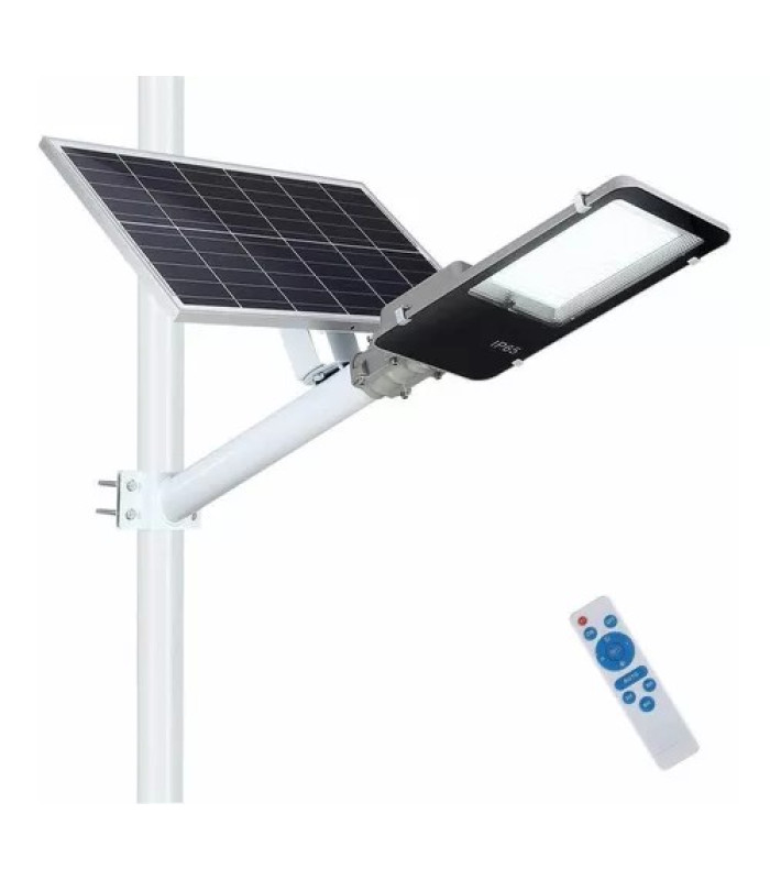 Päikesepatareiga LED tänavavalgusti 2000W koos kaugjuhtimispuldiga