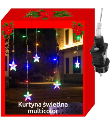 Valguskardin Jõulutähed 108 LED