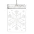 Vitraaž LED 3D aknakaunistus - Snowflake