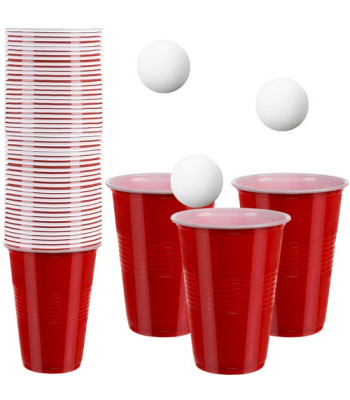 BEER PONG komplekt - BEER PONG mäng - 50 tassi Ruhha 21232