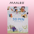 3D pliiatsi šablooniraamat Maaleo 22734