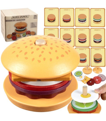 Kruzzel 22673 puidust hamburger
