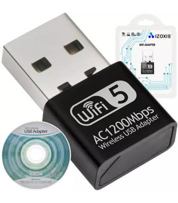 WIFI-USB-adapter 1200Mbps Izoxis 19181